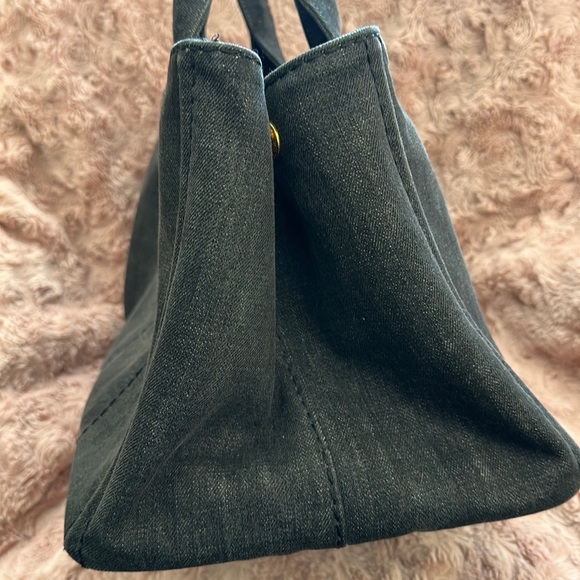Prada Canapa Gray Denim with Strap 204 - Picture 4 of 14
